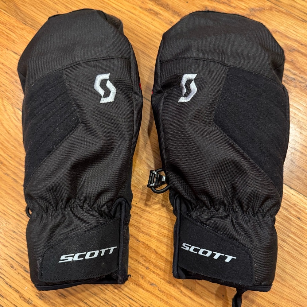 Scott Black Ski Mittens